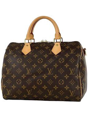 Louis Vuitton Speedy Bandouliere 30 2-Way Handbag Monogram Brown